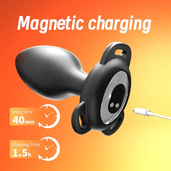 Walking Pulse - Wearable Butt Plug With Strap