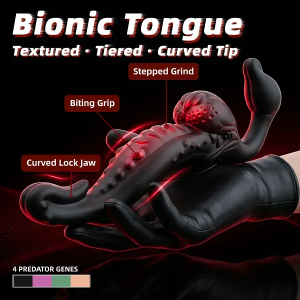 Wolf Tongue - Fantasy Strap on Dildo
