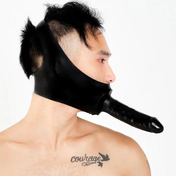 Anesidora Classic Latex Dildo Mask
