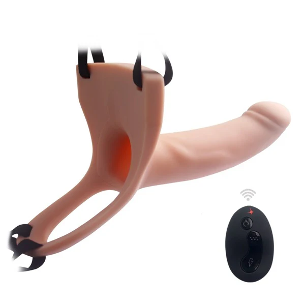Anesidora Hollow Vibrating Dildo With Remote