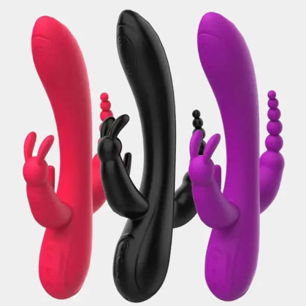 Bad Bunny - Classic Vibrator With Anal Beads