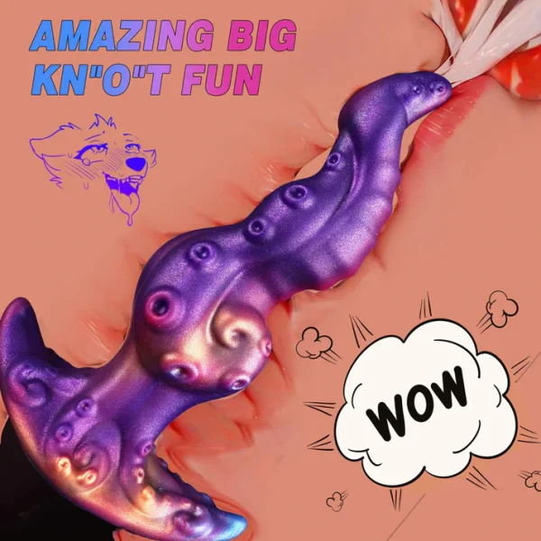 Curved Octopus - Fantasy Anal Plug T Base