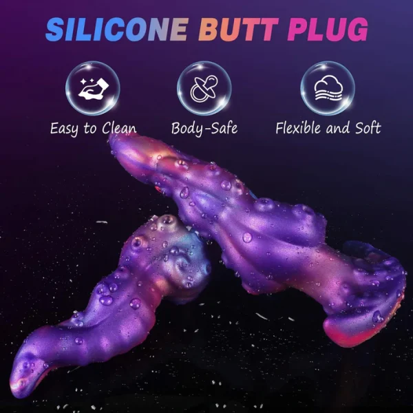 Curved Octopus - Fantasy Anal Plug T Base