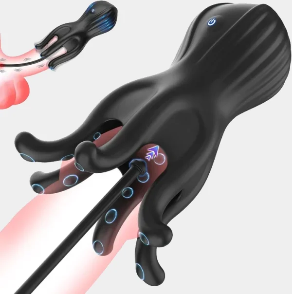 Deep Vibe - Octopus Penis Massager With Sounding Rod
