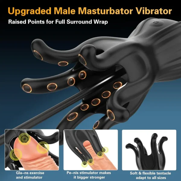Deep Vibe - Octopus Penis Massager With Sounding Rod