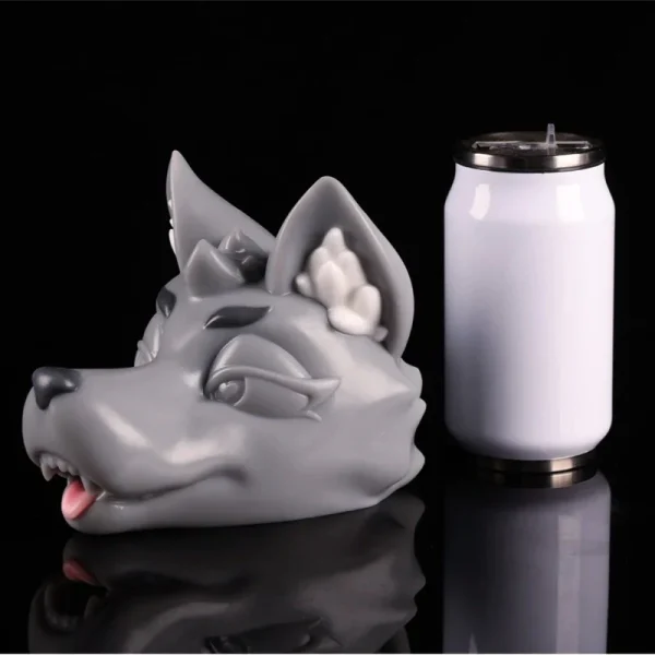 Lupo - Gray Wolfie Male Stroker