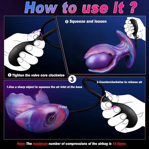 Pearl Clam - Inflatable Anal Plug