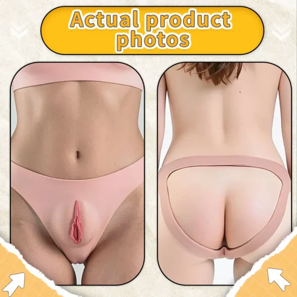Femboy Fat Vagina Panties - Hyper Realistic Design