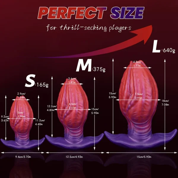 Alien Spawn - T Base Butt Plug 3 Sizes