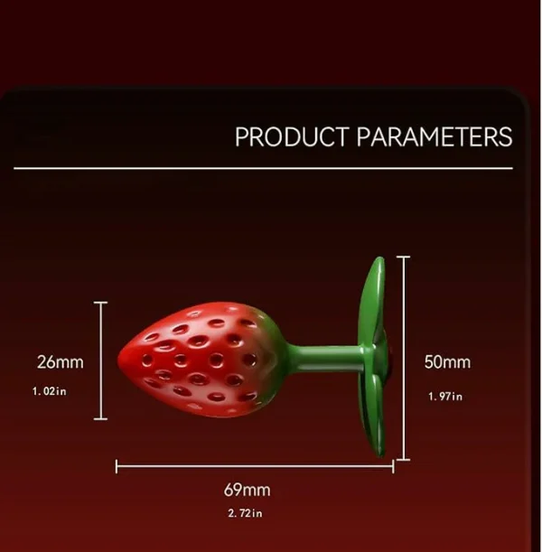 Frozen Berry - Stainless Butt Plug