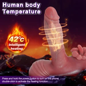Heated Grinder - Thrusting Dildo Vibrator
