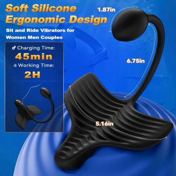 Manta Ray - Sex Grinder with Anal Vibe