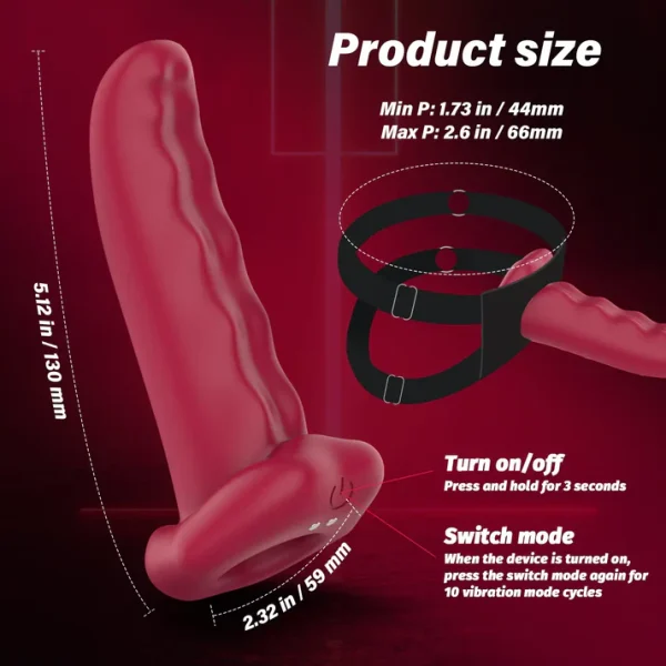 Multipurpose Tongue Vibrator With Strap