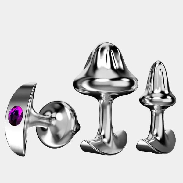 Mushroom - Metal Butt Plug 3 Sizes