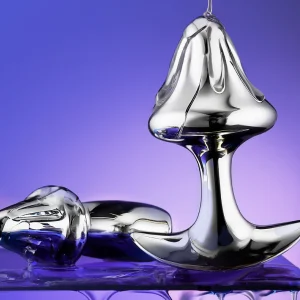 Mushroom - Metal Butt Plug