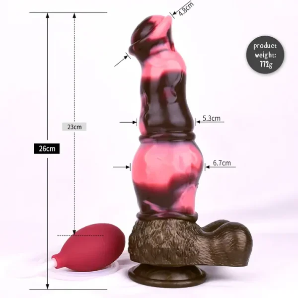 Pink Pony - Horse Dildo That Cum 10 Inches