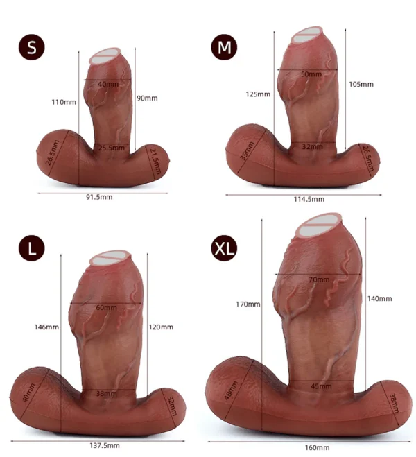 Realistic Prostate Massager - Dildo Design