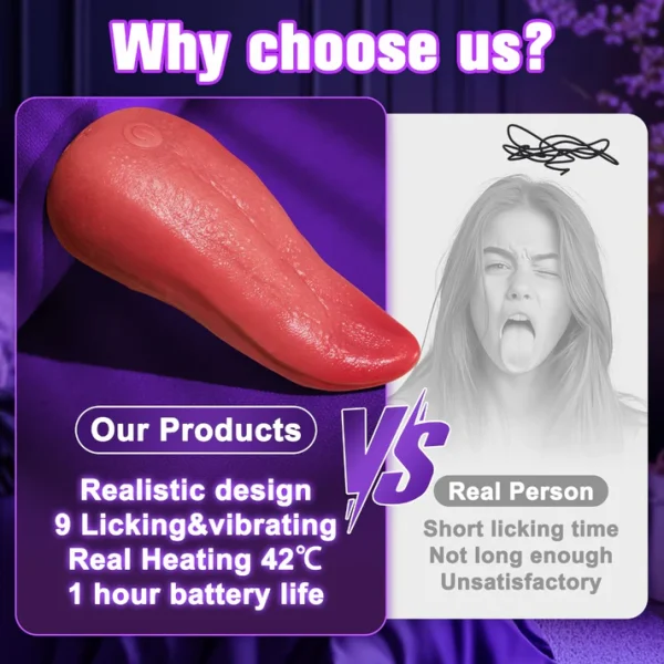 Realistic Tongue 2.0  - Licking Vibrator