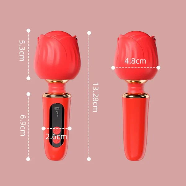 Rose Wand - Flexible Head Vibrator