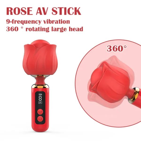 Rose Wand - Flexible Head Vibrator