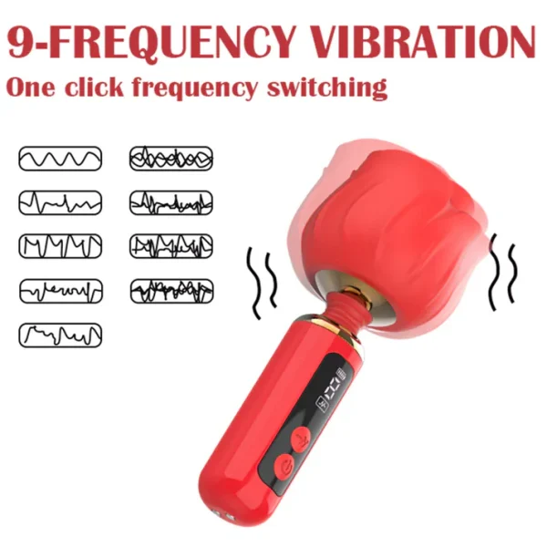 Rose Wand - Flexible Head Vibrator