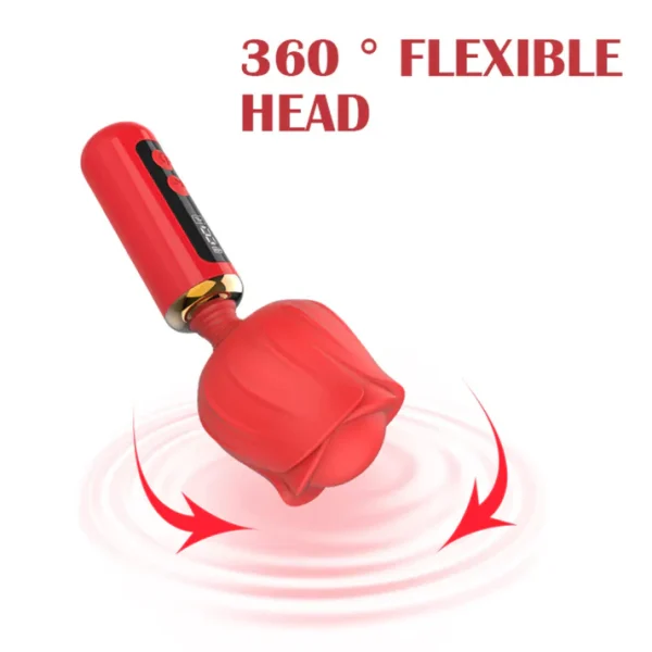 Rose Wand - Flexible Head Vibrator
