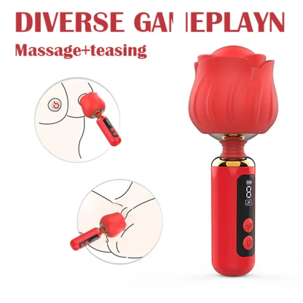 Rose Wand - Flexible Head Vibrator