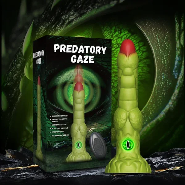 Sil - Predatory Gaze Thrusting Dildo 9 Inches