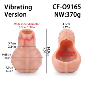 Silicone Testicle Sleeve - Stretchy Design