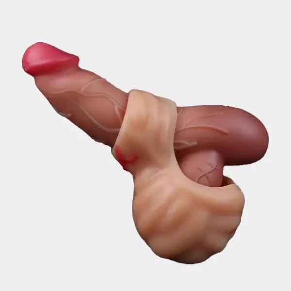 Silicone Testicle Sleeve - Vibration Design