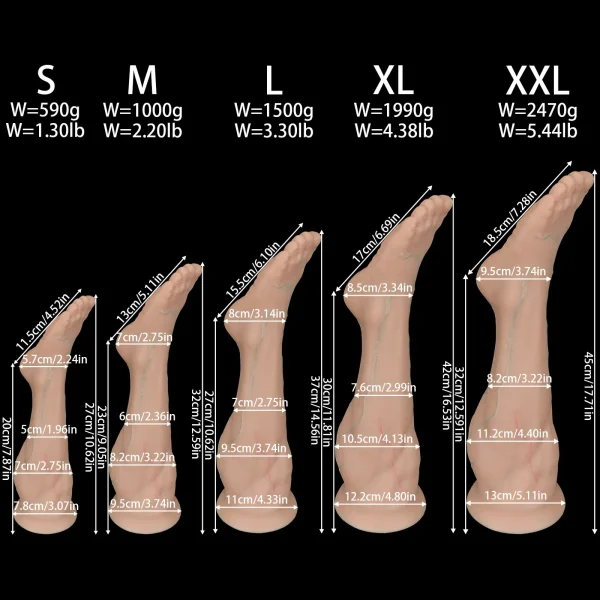 The Sprinter Veined Muscle Leg Dildo