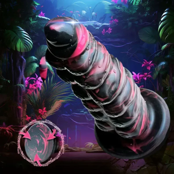 Blackworms - Knot Design Dildo 8.7 Inches