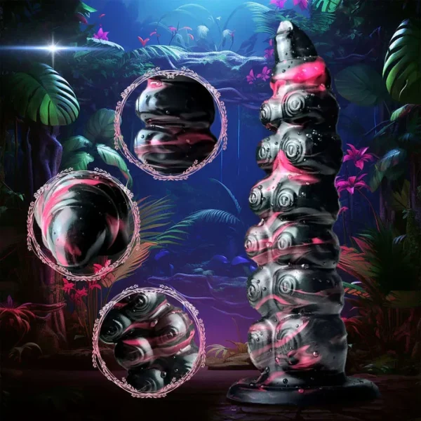 Blackworms - Knot Design Dildo 8.7 Inches