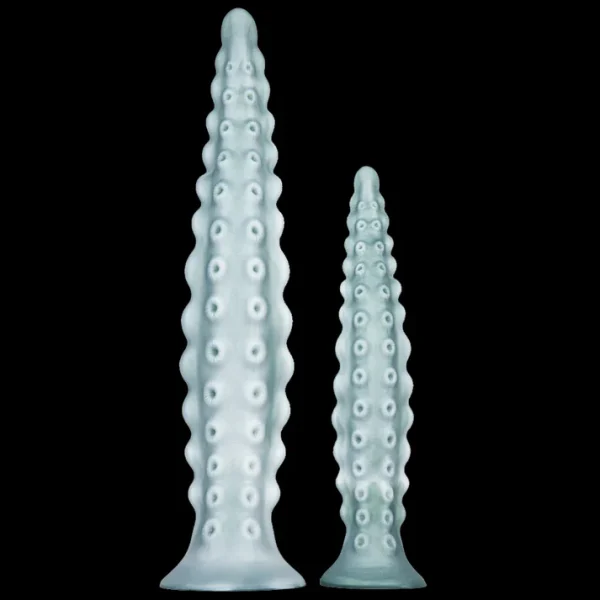 Curved Feet - Tentacle Textured Dildo 7.8 Inches
