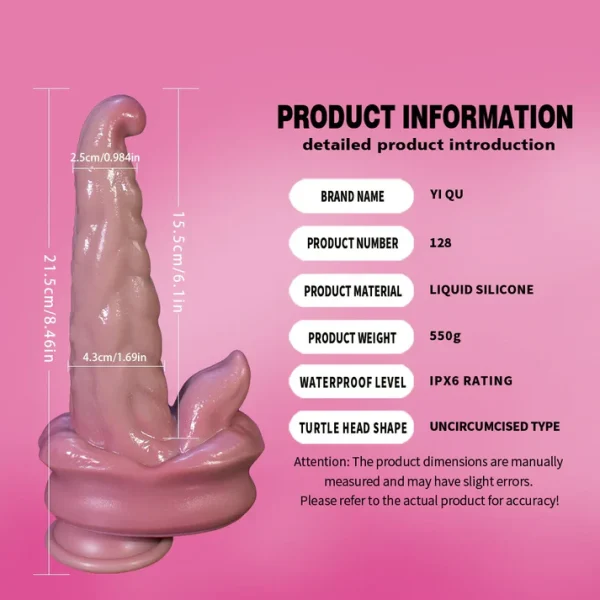 Demon Tongue - Realistic Thrusting Dildo 8.4 Inches