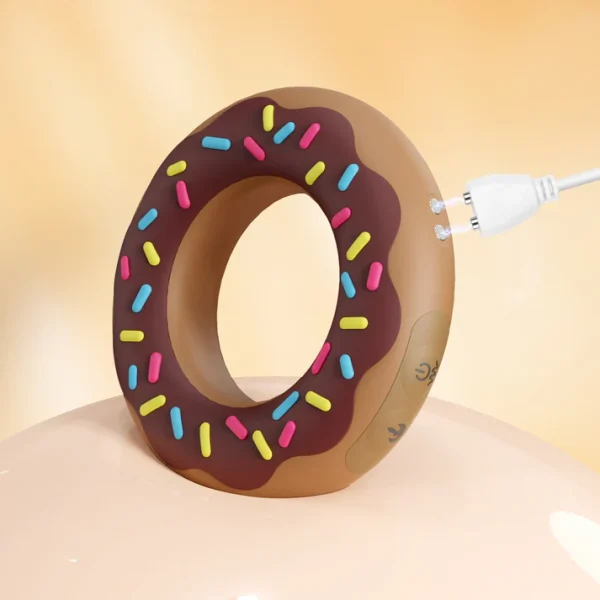 Donut - Auto Heated Vibrating Penis Ring