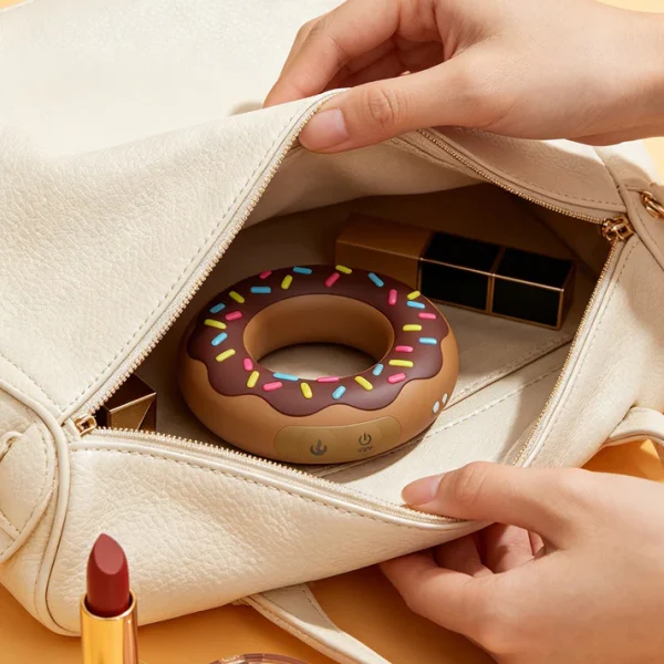 Donut - Auto Heated Vibrating Penis Ring