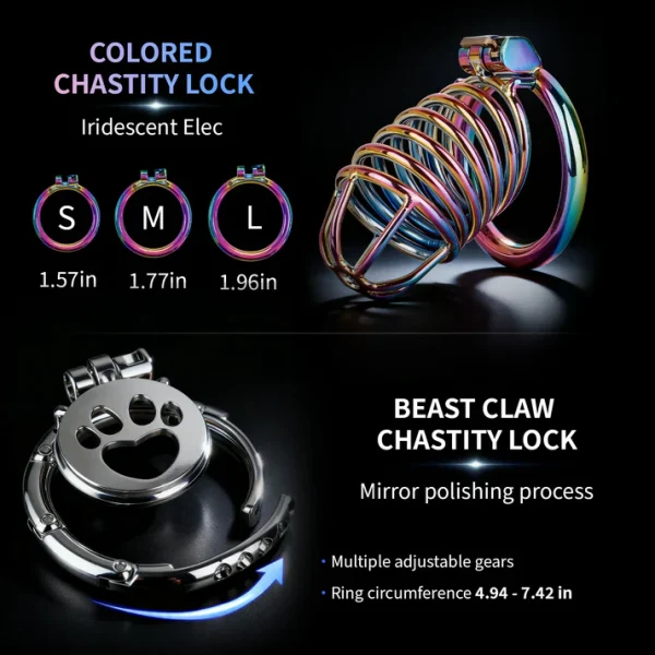 Electric Shock - Strap on Chastity Cage Series