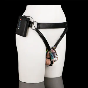 Electric Shock - Strap on Chastity Cage Series