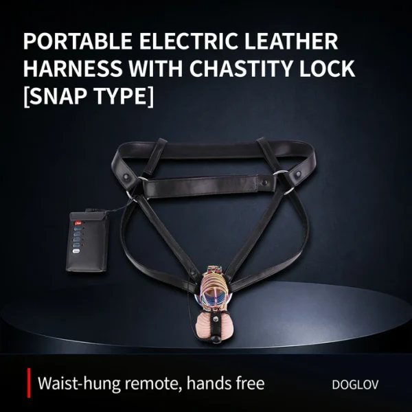 Electric Shock - Strap on Chastity Cage Series