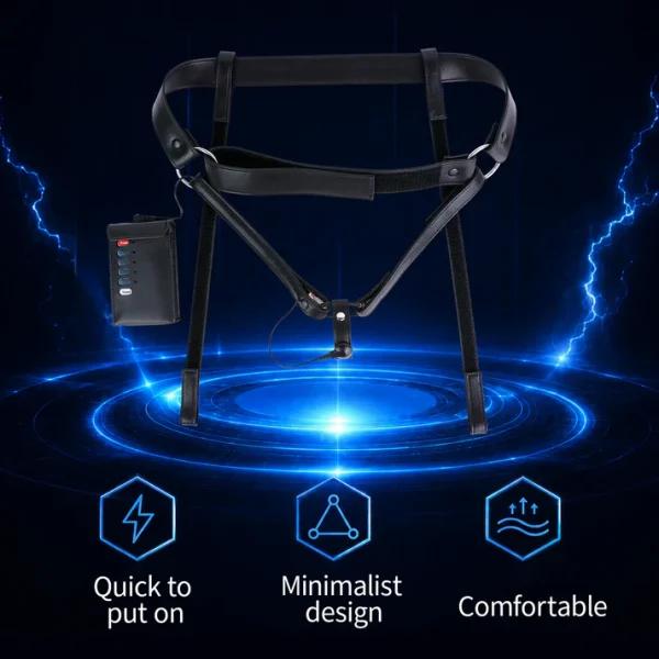 Electric Shock - Strap on Chastity Cage Series