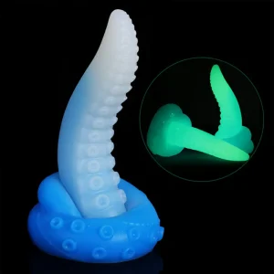 Luminous Octopus - Beginner Dildo 7 Inches
