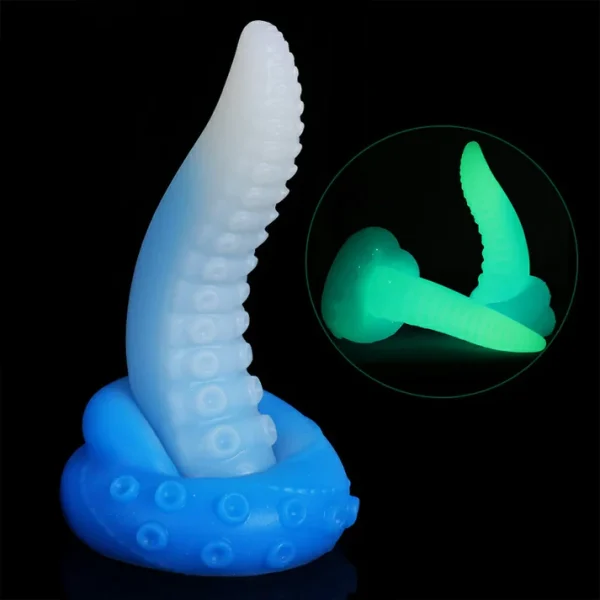 Luminous Octopus - Beginner Dildo 7 Inches