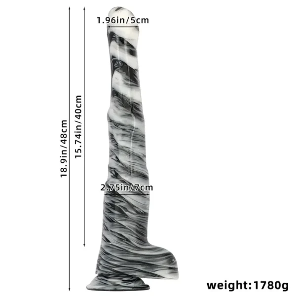 Marble - Extra Long Horse Cock 19 Inches