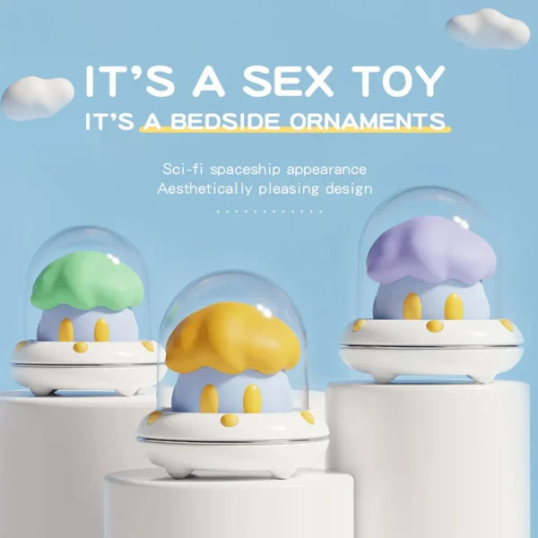 Mini UFO - Discreet Cute Vibrator and Night Light
