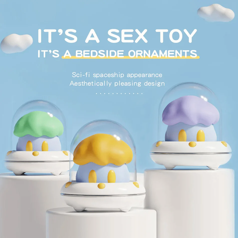 Mini UFO - Discreet Cute Vibrator and Night Light