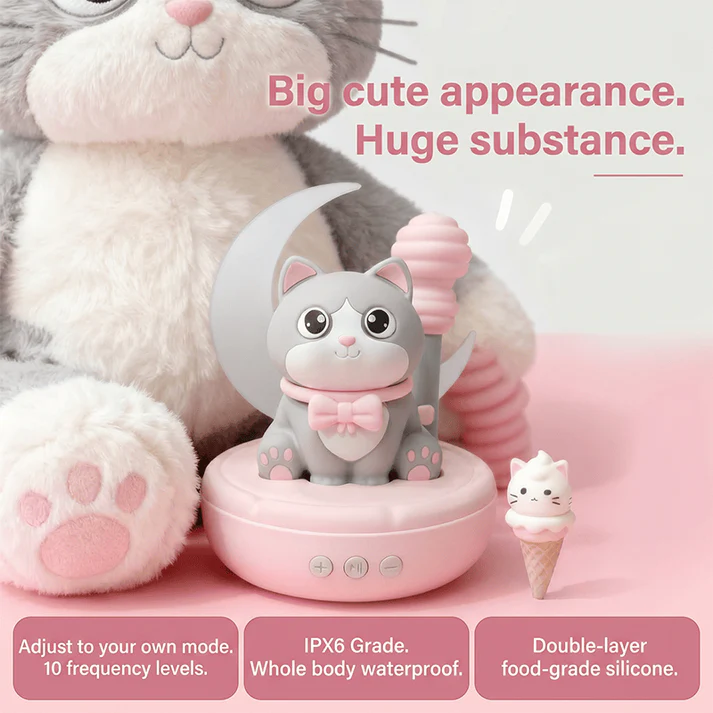 Moon Kitty - Discreet Design Cute Vibrator