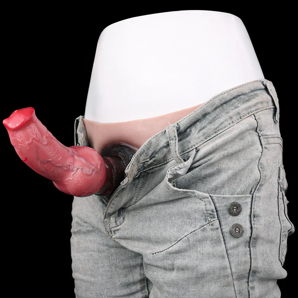 Savage Beast Series -  Animal Theme Cock Sleeve Pants