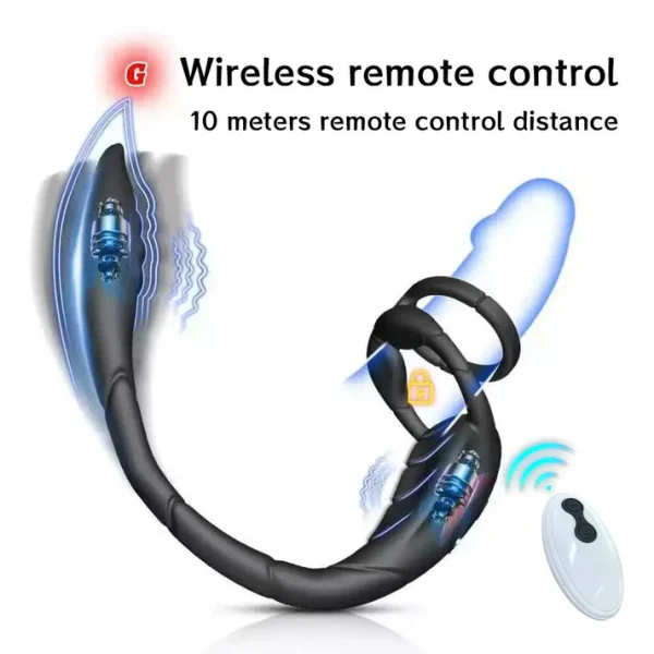 Scorpion - Dual Motor Prostate Vibrator With Ring