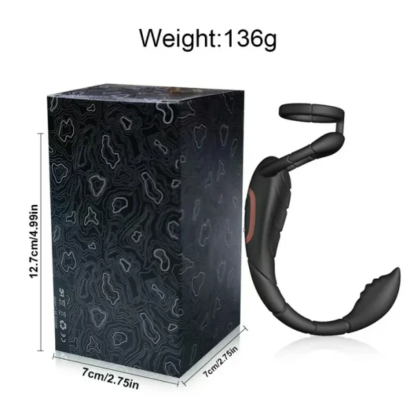 Scorpion - Dual Motor Prostate Vibrator With Ring